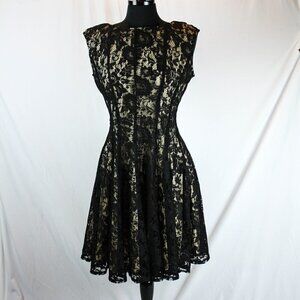 Julian Taylor New York Sleeveless Lace Dre…